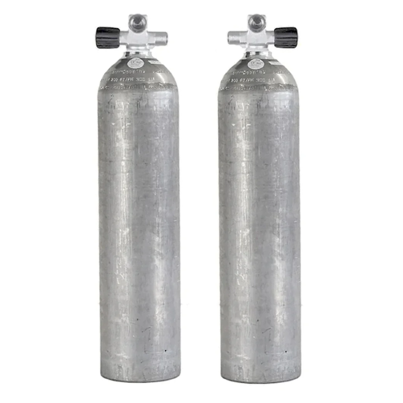  Single MES AL Cylinder , 80cf silver (Dirty Beast) (~11,1 litre)