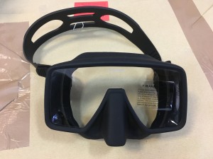 Tecline Mask Frameless Classic, black silicon matt