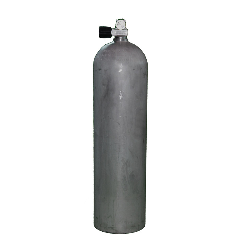  Single AL-Can AL Cylinder , 80cf silver (Dirty Beast) (~ 11,1 litre)